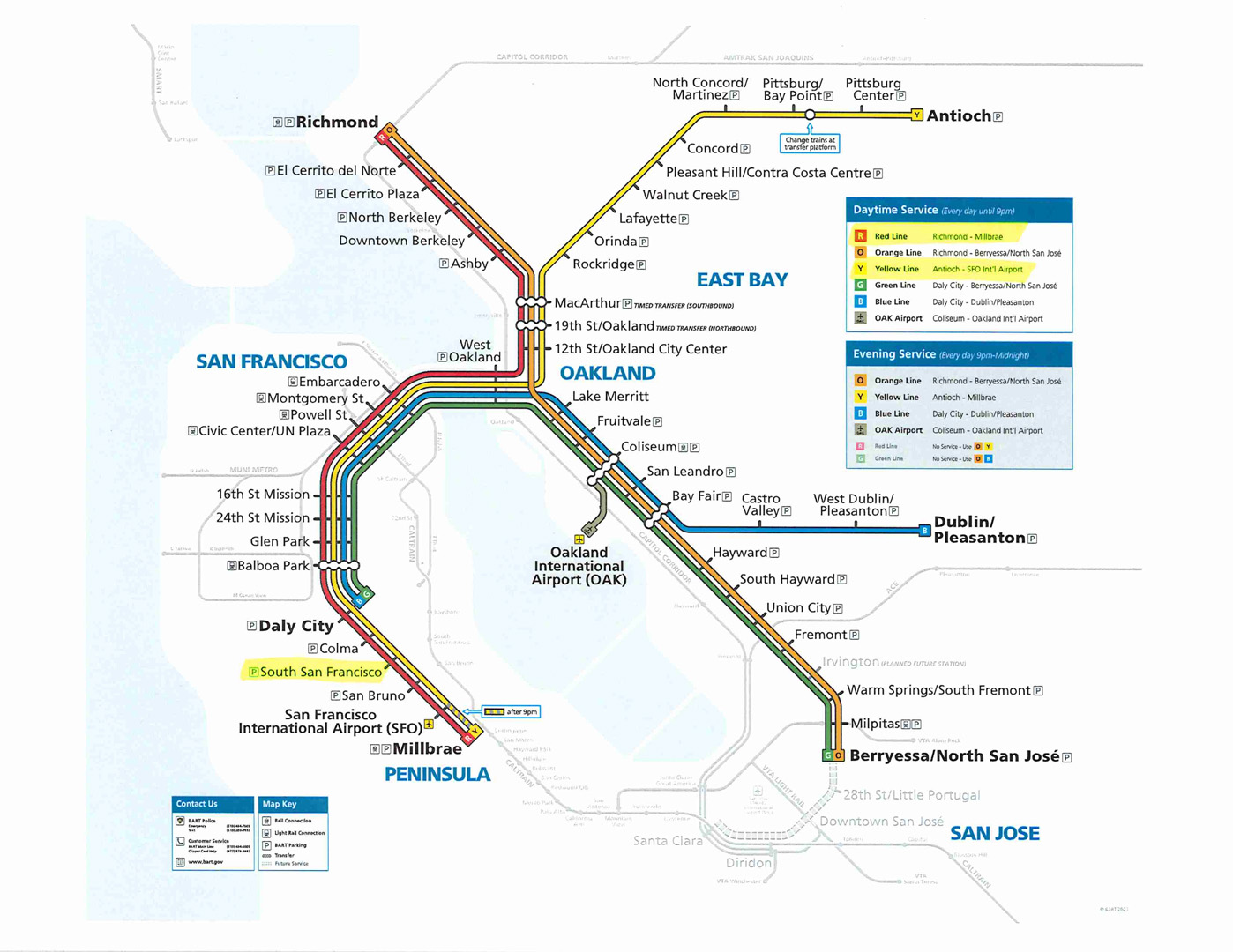 BART Routes